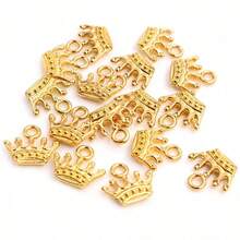30pcs 13x14mm Crown Charms Pendant Zinc Alloy Metal DIY Jewelry Making Accessories Findings For Necklace BraceletValentine's Day Gift For Her JVLD - 皇冠飾物 - 查看 14