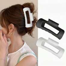 2pcs/Set Gentle & Hair Claw, Premium Non-Slip Design, Durable & Stylish Accessories - Multicolor - View 8
