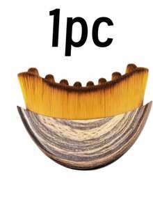 1pc Manual Lymphatic Cleansing Brush | Suitable For Sensitive Skin And Lymphedema, Oval Shaped With Bristles, Easy To Use, Plastic Material - Multicolor - View 6