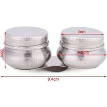 Gran Paleta Doble de Acero Inoxidable Artista Viaje Pintura Contenedor Con Tapa Para Pintura Al óLeo Megilp Trementina Disolvente,40855614 - Multicolor - Ver 6