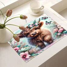 1pc Desktop Heat-Resistant Protective Cover, The Surface Is Anti-Slip And Scratch-Proof, And Easy To Clean Polyester, Which Is Used For Anti-Slip In Kitchens, Washing Machines, Dryers, Stove Protective Covers, Home Appliance Accessories And Modern Kitchen Utensils. - Multicolor - View 37