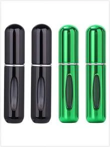 5 件/4 件/3 件/2 件/1 件 5ml 可再填充香水瓶、便携式可再填充香水雾化器瓶、可再填充香水旅行喷雾瓶、迷你便携式空液体容器、旅行必需品、海滩旅行收纳袋、适用于香水、女士香水，适合度假、露营、度假、返校