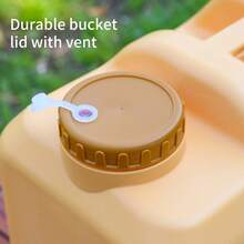 5.3 Gallon (20L) B-PA Free Water Jug With Spigot & Hand Sanitizer Bottle, Leak-Proof Thick Durable Portable Water Container For Camping Hiking Picnic Emergency Outdoor Use W/Extension Tube - Orange - View 6