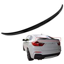 Gloss Black Rear Boot Spoiler For BMW X4 F26 2014-2018 - A - View 9
