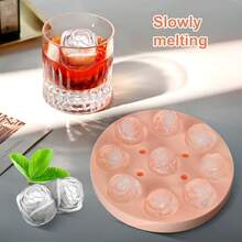 Rose Shaped Silicone Ice Cube Tray, Ice Maker Mold For Whiskey - Multicolor - View 5