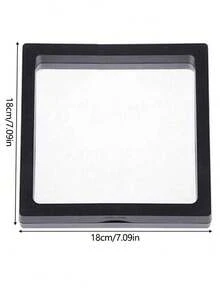 1个现代简约镂空创意干花相框（塑料），3D干花展示架，DIY悬浮相框（非玻璃），生日/毕业礼物，干花，项链首饰样品展示架 - 白色 - 查看 13