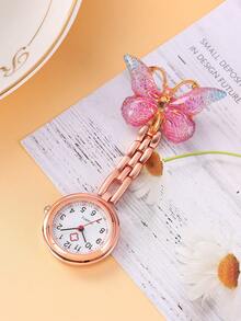 Nurse Pocket Watch - Digital Pocket Watch With Clip, Designed Specifically For Healthcare Professionals - Rose Gold - View 3