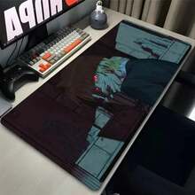 Mouse Pad Laptop Japan Anime Keyboard Pad H-Hunter X H-Hunter Gamer Cabinet Desk Mouse Mat PC Black And White Kurapika Mousepad - 6 - 查看 18
