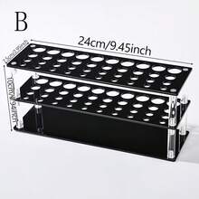 1 Set Acrylic Multi-Layer Modern Acrylic Brush Holder, Multi-Slot Desktop Organizer For Calligraphy Brushes, Easy To Assemble And Disassemble Art Pen Stand - Durable Tool Storage For Studio And Home Use - Multicolor - View 7