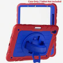 Military Industry Anti-Fall 1pc, Case For 11 Inch 2018/2022 Pro, 10.9 Inch 202/00 Air 54, 10.2 Inch 2021/2020/2019 9/8/7 With/Pen Holder, Shockproof Case - Red Blue/Black Blue - Red + Blue - View 15