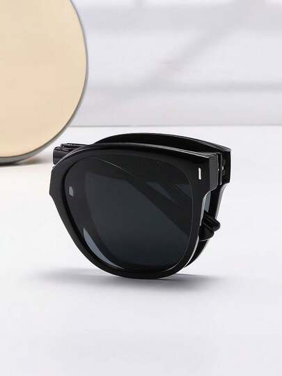 1pc/2pcs Men's Retro Foldable , Convenient Folding Design, Fashionable, Suitable For Fishing, Traveling, Outdoor Sports, Cycling, Etc.