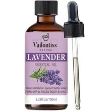 Vailonliss Aceite esencial de lavanda | Aroma calmante para relajación, aromaterapia y masaje - Lavanda - Ver 13
