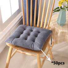 透气柔软坐垫，防滑椅垫，适用于办公椅、餐椅、窗边长椅、榻榻米垫、家居装饰 - 彩色 - 查看 12