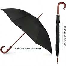 Umbrellas - One Size + Black - View 8
