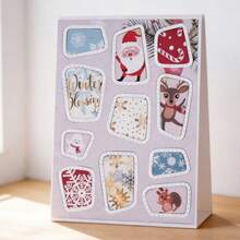 Creative Grid Dies, DIY Scrapbooking Album And Embossing Stencil, Greeting Card Making Tool, Card Paper Cutting Crafts ,Gift Card Making Template Die Cuts. - Silver - View 1