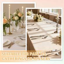 50pcs Stainless Steel Cutlery Set, Easy To Clean, Suitable For Home, Restaurant, School, Dishwasher - Multicolor - View 6