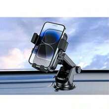 Soporte Universal para Celular C253 - Brazo Telescópico Extensible con Bloqueo Táctil y Ventosa de Alta Succión para Aut - Granate - Ver 3