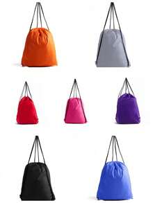 抽绳包、休闲背包、篮球包、手提包、便携背包、抽绳肩带 - 彩色 - 查看 7