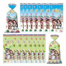 50pcs Cartoon Arabic Festival Gift Bags | Made Of Polypropylene Material, Suitable For Birthday, Wedding And Various Occasions