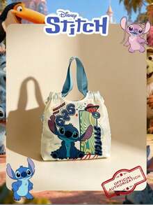 Disney 1 Pc Officially Licensed Stitch Pattern Storage Bag, Women's Cute Cartoon Candy Bag, Adjustable Shoulder Strap Crossbody Bag,For Women/Girls/Students,Ideal For Daily Use,Casual Outings, Shopping ﻿ - Multicolor - View 15