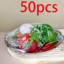 200/100/50pcs Expandable Food Covers, Kitchen Dust-Proof Waterproof Food Covers, Food Preservation Film, Refrigerator Covers, Kitchen Storage & Organization, Spring/Summer Food Preservation Tools, Home Decor, Kitchen Organizer Accessories - Multicolor - View 12