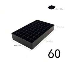 Pudełko do przechowywania markerów 100/168, markerów artystycznych i kredek – czarne, na biurko, odpowiednie do domu, klasy i biura - Wielokolorowe - Zobacz 12