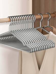 20个金属衣架，简约纯色，适合家庭使用