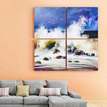 Pintura de lienzo, ensanchador de lienzo de suciedad para estudiantes para pintar(30*40 font, blue),40844512 - Multicolor - Ver 5