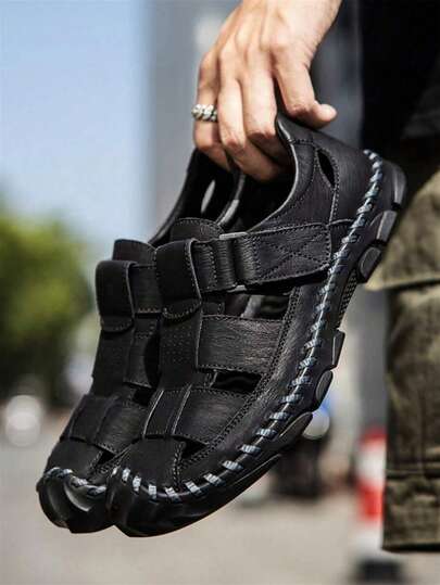 Nuevas Sandalias Romanas Informales De Los Hombres De Verano Transpirables De Estilo Coreano Ropa A La Moda Para Playa Zapatos Ligeros Cómodos Casuales De Moda Masculina Con Diseño Ergonómico Y Suela Antideslizante Ideal Para Vacaciones Y Uso Diario Con Materiales De Alta Calidad Y Duraderos