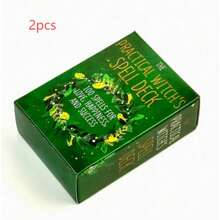 100张女巫咒语卡牌：爱情、财富、疗愈咒语，附PDF指南 - 适合初学者和进阶者的巫术礼品套装（新奇版） - 彩色 - 查看 7