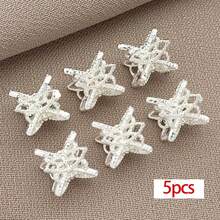 5个18K镀金双花珠帽，镂空花珠，黄铜珠隔珠，双头珠帽，适用于珠宝制作，手链，耳环，女士饰品配件 - 彩色 - 查看 17