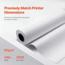 Carta per stampante - 24 Zoll, 500 Fuß, 2 Rollen - Visualizzare 3