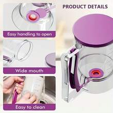 1pc Multi-Function Batter Separator, Batter Funnel Strainer, Handheld Manual Batter Cup - Multicolor - View 10
