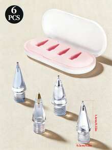 Bộ 3/4/6/8 ngòi thay thế, tương thích với Apple Pencil thế hệ 1/2; Đầu bút, tương thích với iPad Pro Pencil thế hệ 1/2, bao gồm nắp bảo vệ đầu bút, bao đựng bút và phụ kiện nắp bút thay thế, thích hợp làm quà tặng sinh nhật và ngày lễ cho mẹ, gia đình và bạn bè. - Nhiều màu - Xem 8