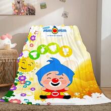 Fluffy Soft Blankets For Winter A-Plim A-Plim Warm Bed Fleece Camping Custom Flannel Decorative Sofa Blanket Microfiber Bedding(6).Jpg - 白色 - 查看 1