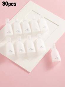 20/10 piezas Clips quitaesmalte de uñas, Pinzas para esmalte de uñas acrílicas, Clips quitaesmalte de gel, Pinzas de plástico acrílicas para manicura y limpieza de esmalte de uñas, Herramientas para la eliminación y limpieza de uñas - Multicolor - Ver 22