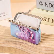 1pc My Little Pony Cute Creative Portable Coin Bag Without Zipper Ladies Mini Bag Multi-Functional Storage Bag Coin Bag School Uniform Accessory Beautiful Holiday Gift Creative Valentine's Day Gift - Multicolor - View 5