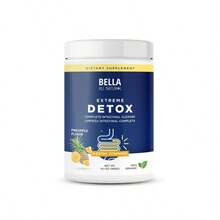 Bella Probiotics Iced Bella  Natural Colon Cleanse Powder - Pineapple & Mango Flavor, 400g Per Pack - Digestive & Detox Support, Vegan, Non-GMO- 500g - Detox Powder (Pineapple) - 查看 1