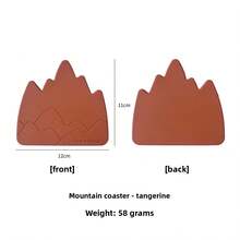 Secure Mountain View On The Dining Table | Anti-Slip Thick Silicone Coasters. Steadily Hold Hot Soup And Iced Drinks, Protecting Your Beloved Tabletop. Practical Aesthetics For Breakfast/Afternoon Tea/Family Gatherings #Household Essentials #High-Quality Tableware - Multicolor - View 6