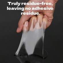 3卷装纳米双面胶带，高粘度，透明，可水洗，粘合固定胶带 - 彩色 - 查看 9