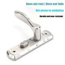 1个通用不锈钢门把手锁，无钥匙浴室门把手，金属材质，左右手通用，加厚型家用卫生间门锁 - 彩色 - 查看 11