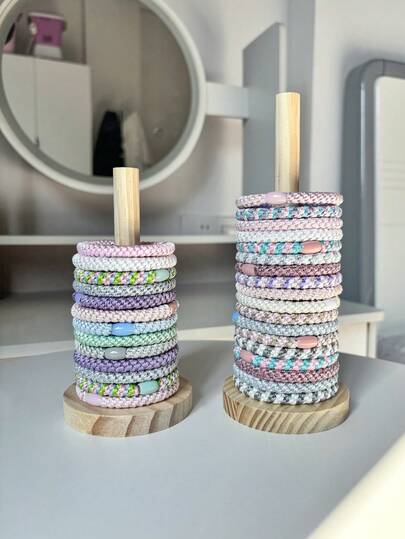 发圈收纳架、发圈架、发饰收纳盒、发箍支架、发圈整理架、立式头发展示收纳架、发圈整理器