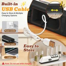 [Upgraded Quiet] 6-Inch Brushless Electric Saw, 1200mAh High Capacity Battery, Multi-Functional Household Rapid Logging Tool, Rechargeable One-Handed Trimming Tool, Long-Lasting Lithium Battery, Safety Anti-Jam Chain Design - Multicolor - View 7