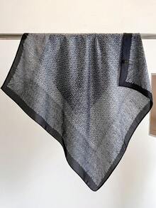 1pc Bandana Polka Dot & Geometric Print Scarf, Shawl, Neckerchief, Headband For Women - Multicolor - View 8