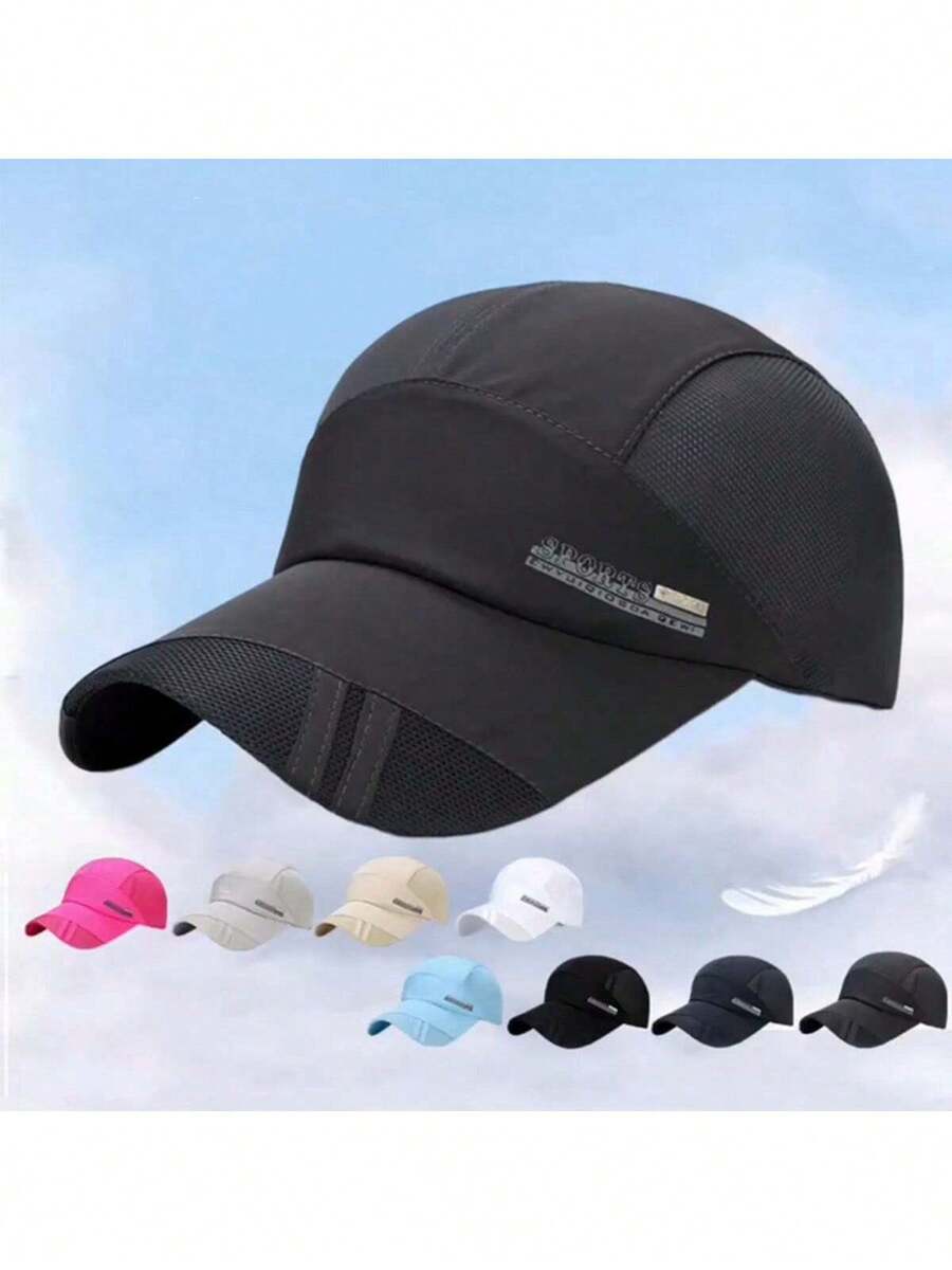 Mũ lưỡi trai thoáng khí, chống tia UV, thích hợp cho các hoạt động thể thao ngoài trời như golf, câu cá, chạy bộ, nhanh khô và có thể điều chỉnh. - A - Xem 1