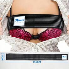 Breast Implant Stabilizer Band, Elastic Chest Compression Band Breast Augmentation Reduction Strap Bandage, Chest Support Strap Wrap Bandage For Fitness Exercise Running Sports Bra Alternative - sữa - Xem 6