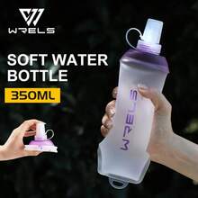 WRELS 1件 150/250/500ML 輕量可折疊咬嘴馬拉松運動水壺，熱壓無味冷水瓶 - 彩色 - 查看 12