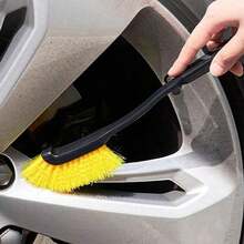 1 Wheel Cleaning Brush, Soft Long-Handled Scratch-Resistant Brush, Suitable For Wheel Cleaning And Fine Care.