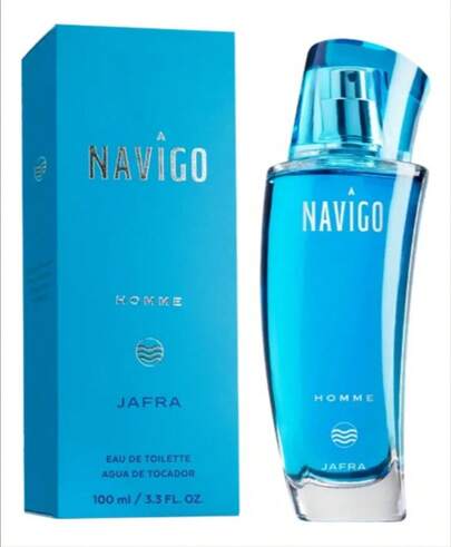 NAVIGO HOMME AGUA DE TOCADOR 100 ML LIBRE CONCENTRACION FOUGERE AROMATICA MADEROSA CARDAMOMO, LAVANDA Y MADERA DE CEDRO