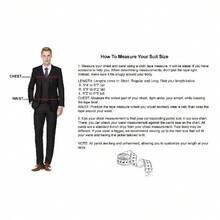 Men's 3-Piece Three Piece Slim Fit Formal Cut Suit Set - Black - View 7